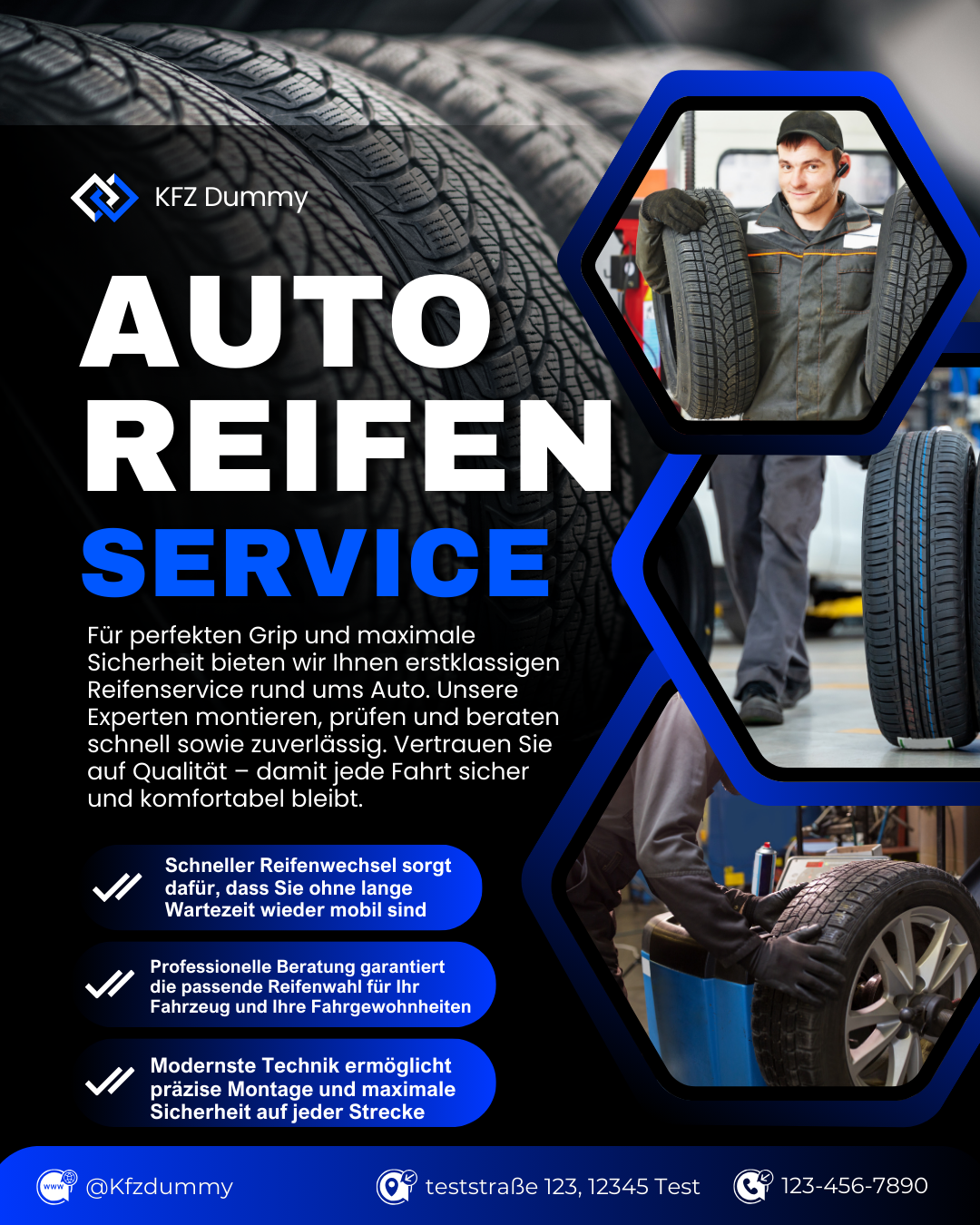 Social Media für KFZ-Betrieb - Grafikdesign Projekt