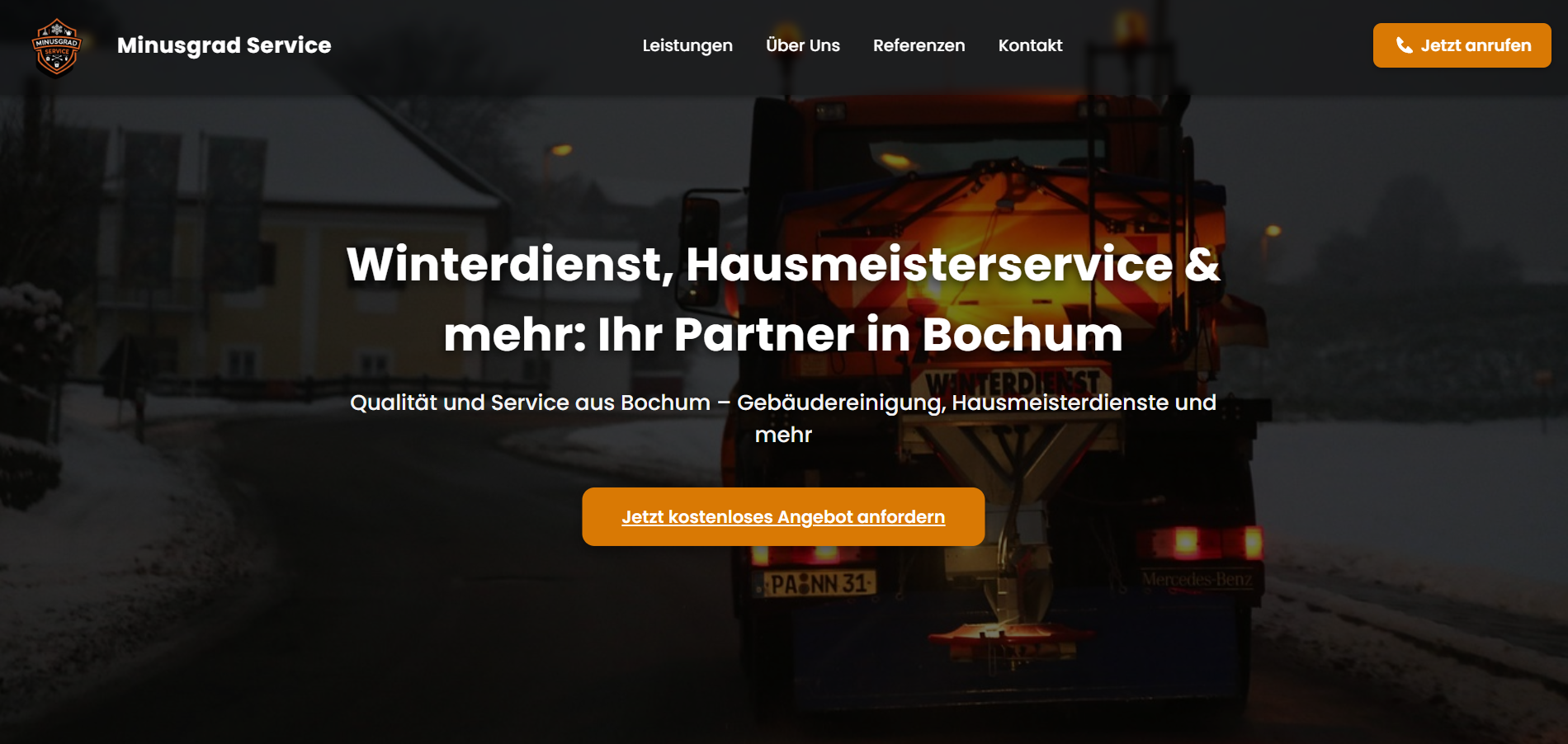 Winterdienst & Hausmeisterservice - Webdesign Projekt